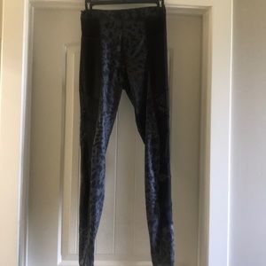 Lululemon Cheetah print mesh leggings